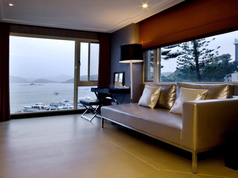 Spa Home Sun Moon Lake Luxury Lakeside Hotel Yuchi Exteriör bild