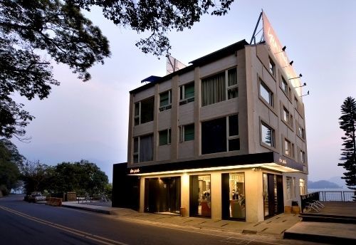 Spa Home Sun Moon Lake Luxury Lakeside Hotel Yuchi Exteriör bild