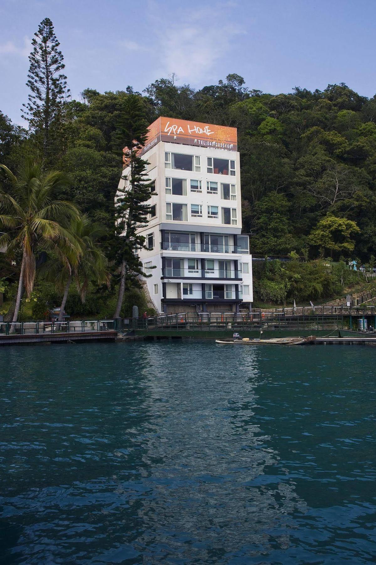 Spa Home Sun Moon Lake Luxury Lakeside Hotel Yuchi Exteriör bild